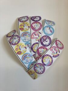 25 Unicorn stickers  Party favors magical Birthday Party Favor fairytale #2
