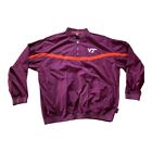 New ListingVtg Virginia Tech Nike Team Jacket Mens XXL 1/4 Zip Windbreaker Vented Authentic