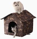 Cat Houses for Outdoor Cats House Outdoor Houses for Feral Cats Dogs Cat Outd...