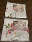 JCPenney Vintage XL Twin Size Percale Flat Sheet Lot Of 2  NOS Cottagecore