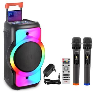 Bluetooth Portable Speaker Bocina Karaoke Machine Heavy Bass Party Boom System