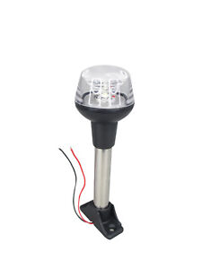 Pactrade Marine Boat LED All Round Anchor Navigation Light SS Pole 8-30V USCG