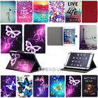 Purple Butterfly Folio Buckle Universal Case Cover For 9.7
