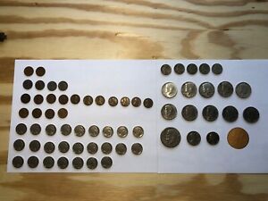 New ListingLot of Mixed Vintage US Coins Silver, wheat pennies, steel, Indian Head, buffalo