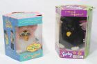 1999 Baby Furby, Pink with Blue Eyes & 1998 Black Furby