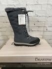 Bearpaw Isabella Gray Wool Snow Boots Women’s Size 9 Medium BHFO 8688 New