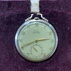Near Mint 1946 Elgin De Luxe 10K Gold Filled 524 17J Pocket Watch W Box Works!
