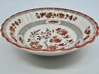 Spode Indian Tree Coupe Cereal Bowl Gray Band Rust Scalloped 6 1/4
