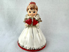 Vintage Lefton Japan Valentine Hearts Angel Girl Figurine Missing Music Box 3837