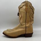 Dan Post Albany DP26690 Mens Light Brown Leather Pull On Western Boots Size 13D