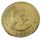 Peru 1904 Gold Libra (Pound) UNC