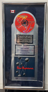 CRIA CERTIFIED SALES AWARD FOO FIGHTERS The color and,, 100K Sales EMI RECORDS