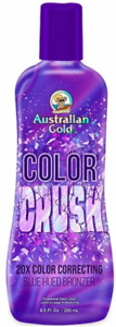 Australian Gold COLOR CRUSH 20X Blue Hued Bronzer Tanning Lotion 8.5oz