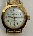 Vintage Caravelle Electronic Woman’s Watch Railroad Dial N4