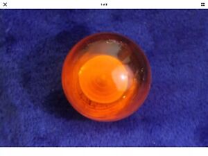 Orange Acrylic Gear Shift Knob Handle Accessory Auto Truck Manual Shifter Floor (For: More than one vehicle)
