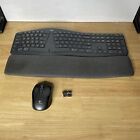 Logitech ERGO K860 Wireless Keyboard And Mouse W/ USB Unifying Receivers