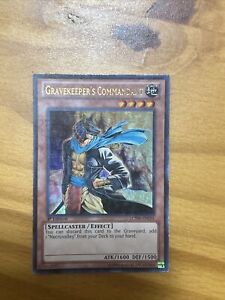 YuGiOh! Gravekeeper's Commandant FOTB-EN015 Ultimate Rare