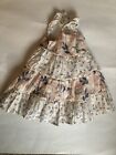 Catherine Malandrino Baby Girl Size 6-9M Beautiful Floral Pink Lined Dress NWOT