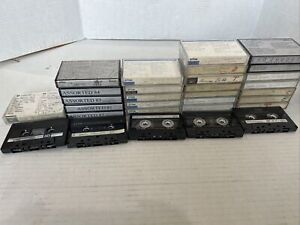 Vintage TDK Cassette Tape Lot (25) SAX100 SA100 SA60 AD90