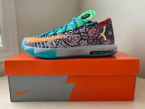 NIKE WHAT THE KD 6 VI SIZE 10 DEADSTOCK