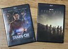 MARVEL MCU Shang-Chi and the Legend of the Ten Rings + Eternals DVD LOT of 2