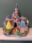 New ListingVTG Disney Store Cinderella Castle Belle Ariel Princess Mini Snow Globe RETIRED