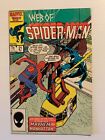 WEB OF SPIDER-MAN #21 BLACK COSTUME! MARVEL COMICS 1986!  DIRECT EDITION