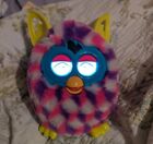 2012 Furby Pink And Purple Cubes Yellow Ears Interactive Toy
