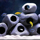 Clay Breeding Fish Spawn Cave Aquarium Rock Hide Ornament Fish Tank Decoration