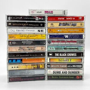 New Listing90s Cassette Tapes Lot of 23 Nirvana Chili Peppers R.E.M. Grunge Rock Pop NSYNC
