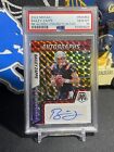2022 Mosaic Rookie Auto Fusion Red and Yellow #21 Bailey Zappe PSA 10 GEM