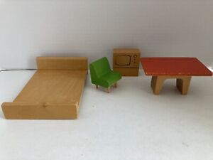 Vintage Creative Playthings Wooden Doll Furniture Made in Finland