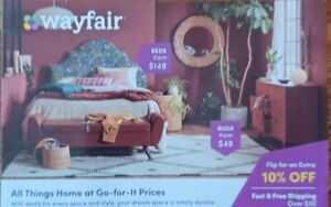 Wayfair 10% Off Coupon Promo Discount Code First Time Shopper Only