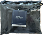 Charles River Apparel Pacific Rain Poncho One Size Adult Black with RAYOVAC logo