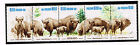 Poland Fauna Wild Animals European Bison set 1981