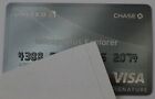 Expired Chase United Airline Mileage Plus Explorer Visa Signature Credit Card
