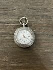Small Sterling Silver Swiss Pocket Watch (WORKING)