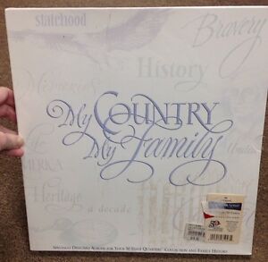 Hallmark American Spirit My Country My Family 50 States Quarter Map Album ^