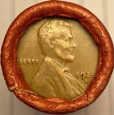 1928-S/1921-S LINCOLN WHEAT CENT PENNY ROLL OBW