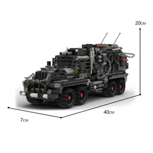 8x8 All-wheel Drive Truck Model with Rotable Cannon and Four Beds 1306 Pieces