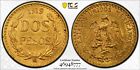 1919 Gold Mexico Dos Pesos MS63 PCGS First Year keydate