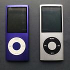 Apple iPod Nano 4th Generation Purple 8GB (MB739LL) & Silver 16GB (MB903LL)