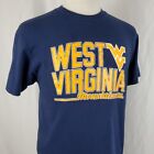 Vintage Logo 7 West Virginia Mountaineers T-Shirt Large Crew Single Stitch USA