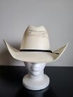 Resistol Cowboy Hat Tuff Hedeman Straw Hat  95 Bamboo USA Made 6 7/8