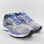 Brooks Adrenaline GTS 16 Mens Size 11M Silver Blue Athletic Shoes 1102121D181