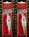 (LOT OF 2) LUCKY CRAFT POINTER 78SP 3/8OZ PT78SP-077 OR TENNESSEE SHAD E2224
