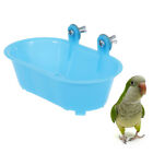 Parakeet Bath for inside Cage Parrot Bird Bathtub Accessories Small Toys