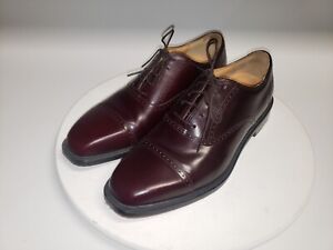 Rockport Dress Shoes Mens 9.5 Oxford Ox Blood APM1141E Lace Up