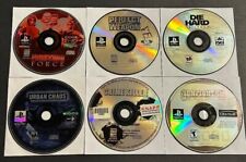 PS1 Game Lot - Fighting Force , Die Hard Trilogy 2 , Urban Chaos , Gunfighter
