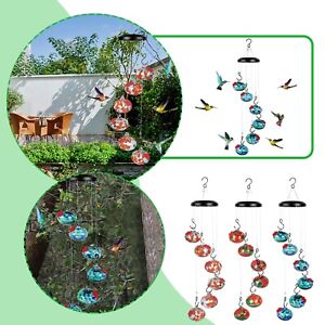 Charming Wind Chimes Hummingbird feeders, Hanging Bird Seed for Outside Feeders